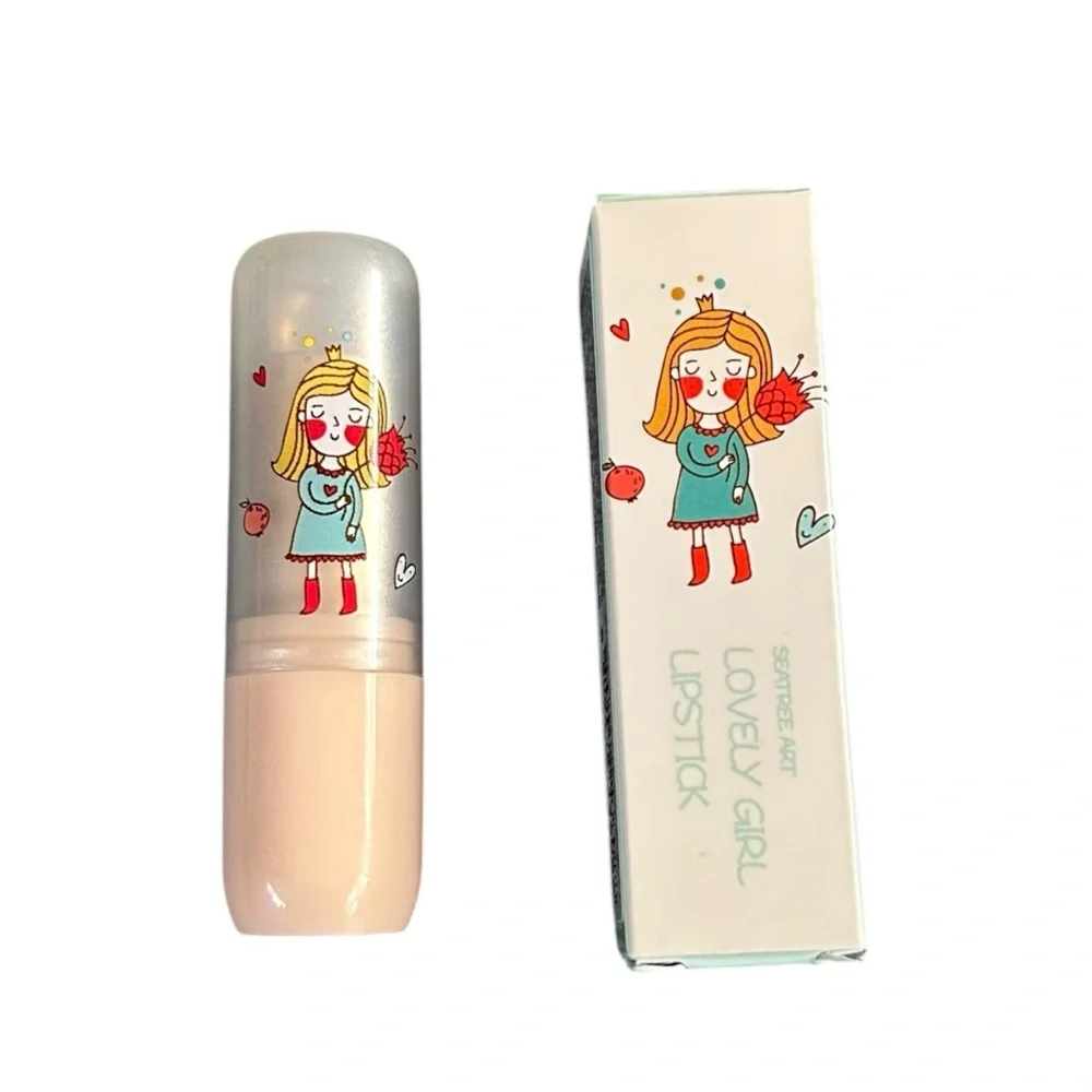 Seatree Art Lovely Girl Lipstick 03 Tango Red K-Beauty Retro Discontinued NWT